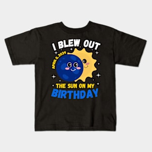 Solar Eclipse 4.08.24 Birthday Funny Quote Totality for Kids Kids T-Shirt